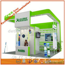 Stand de exhibición promocional de diseño personalizado / puesto / stand con perfil de aluminio portátil